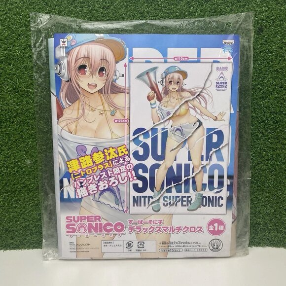 Banpresto Craneking Nitroplus Super Sonico Exclusive Illustration Wall Tapestry - Picture 1 of 2